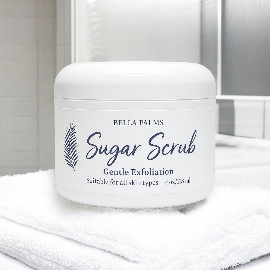 Simply Sugar Body Scrub | Exfoliating Sugar Scrub for Smooth Skin, 4 oz